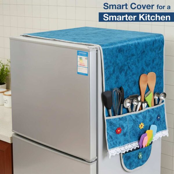 fridge cover blue color (12)