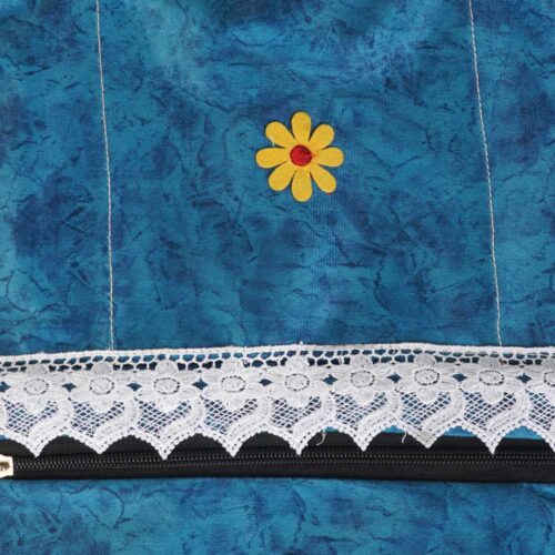 BlueRed Premium Double Door Refrigerator Top Cover with Side Pockets | Blue Color - Image 11