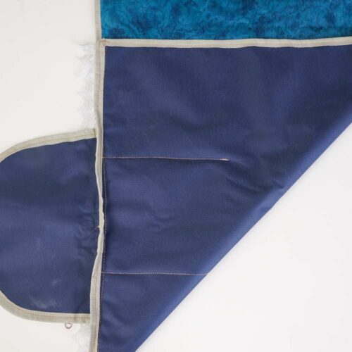 BlueRed Premium Double Door Refrigerator Top Cover with Side Pockets | Blue Color - Image 8