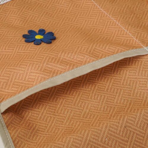 BlueRed Premium Double Door Refrigerator Top Cover with Side Pockets | Brown Color - Image 12